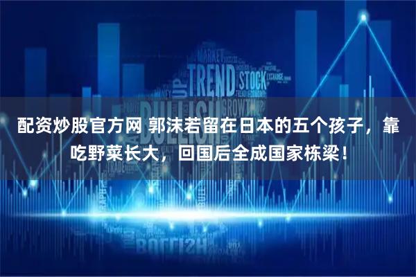 配资炒股官方网 郭沫若留在日本的五个孩子,靠吃野菜长大,回国后全成国家栋梁!